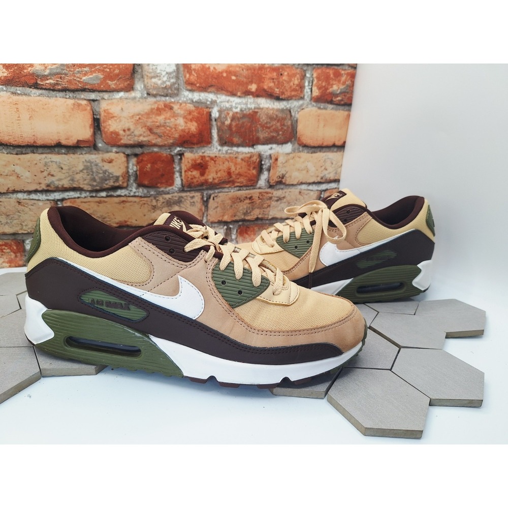 Nike Air Max 90 Beef and Broccoli 2023 Flax Baroque Brown Men's Size 12 Rare